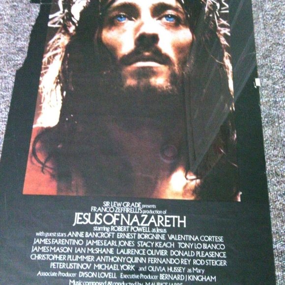 Jesus of Nazareth Original Movie Poster Film Robert Powell Posters Anne Bancroft - Picture 15 of 16